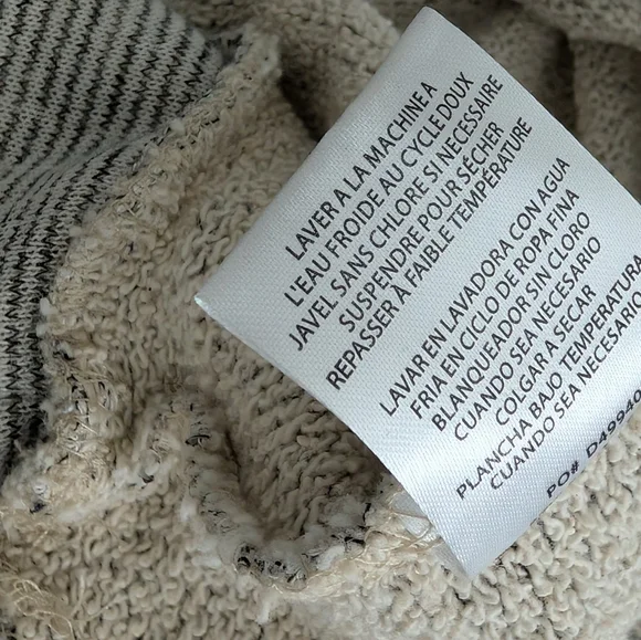 O'Neill Gray Striped Hoodie Size Small - Picture 7 of 9